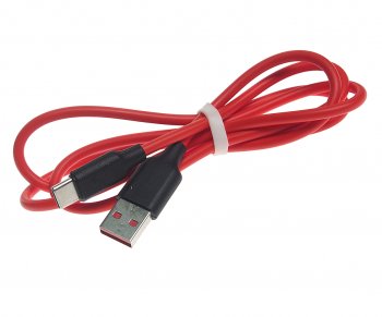 Кабель USB Type C 1м FAISON FAISON hx39 mild redblack