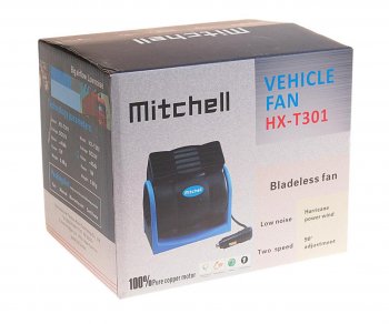 1 129 р. Вентилятор в салон 12V 130Вт синий MITCHELL MITCHELL hx-t301 dc12v blue  с доставкой в г. Керчь. Увеличить фотографию 3