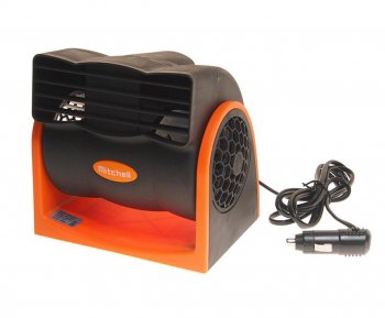 1 129 р. Вентилятор в салон 24V 150Вт оранжевый MITCHELL MITCHELL hx-t302 dc24v orange  с доставкой в г. Керчь. Увеличить фотографию 1