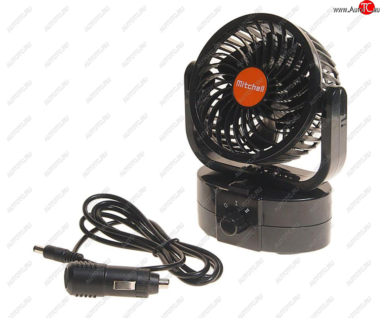1 179 р. Вентилятор в салон 24V на платформе оранжевый MITCHELL MITCHELL hx-t502 dc24v orange  с доставкой в г. Керчь