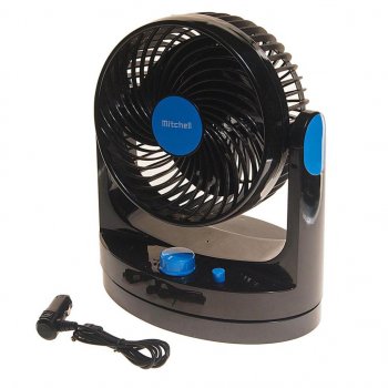 2 099 р. Вентилятор в салон 12V на платформе рег.скорость синий MITCHELL MITCHELL hx-t507 dc12v blue  с доставкой в г. Керчь. Увеличить фотографию 1