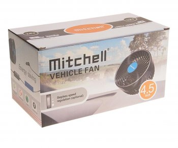 1 399 р. Вентилятор в салон 12V на прищепке синий MITCHELL MITCHELL hx-t601e dc12v blue  с доставкой в г. Керчь. Увеличить фотографию 3