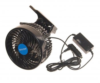 1 689 р. Вентилятор в салон 12V на прищепке синий MITCHELL MITCHELL hx-t603e dc12v blue  с доставкой в г. Керчь. Увеличить фотографию 1