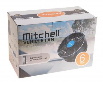 1 479 р. Вентилятор в салон 24V на прищепке оранжевый MITCHELL MITCHELL hx-t604e dc24v orange  с доставкой в г. Керчь. Увеличить фотографию 2