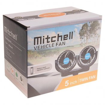 1 769 р. Вентилятор в салон 24V двойной на прищепке оранжевый MITCHELL MITCHELL hx-t608e dc24v orange  с доставкой в г. Керчь. Увеличить фотографию 3