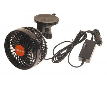 1 459 р. Вентилятор в салон 24V на присоске оранжевый MITCHELL MITCHELL hx-t702e dc24v orange  с доставкой в г. Керчь. Увеличить фотографию 1