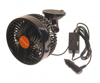 1 689 р. Вентилятор в салон 24V на присоске оранжевый MITCHELL MITCHELL hx-t704e dc24v orange  с доставкой в г. Керчь. Увеличить фотографию 1