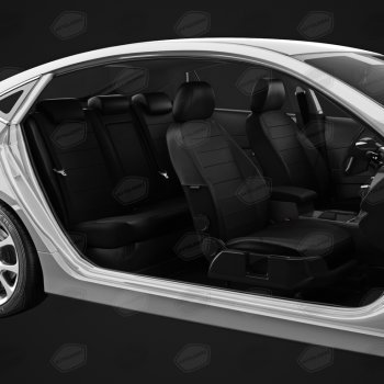 7 849 р. Авточехлы HYUNDAI Solaris(10-17) KIA Rio(11-17) задняя спинка 40х60 экокожа черные компл. AVTOLIDER AVTOLIDER hy15-0605-ec01  с доставкой в г. Керчь. Увеличить фотографию 5