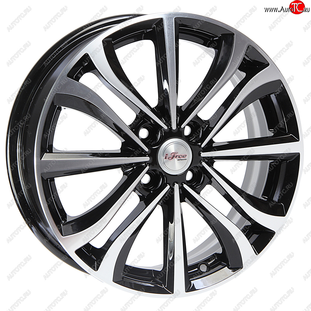 9 899 р. Диск колесный литой HYUNDAI Solaris KIA Rio R16 КС-938 Панган Блэк Джек K&K ifree 4х100 ет45 d-54,1  с доставкой в г. Керчь