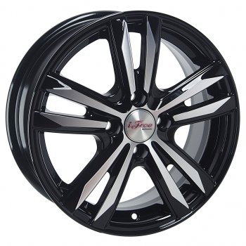 7 999 р. Диск колесный литой HYUNDAI Solaris KIA Rio R15 КС-870 Маскот Блэк Джек K&K ifree 4х100 ет46 d-54,1 K&K ifree 4х100 ет46 d-54,1  с доставкой в г. Керчь. Увеличить фотографию 1