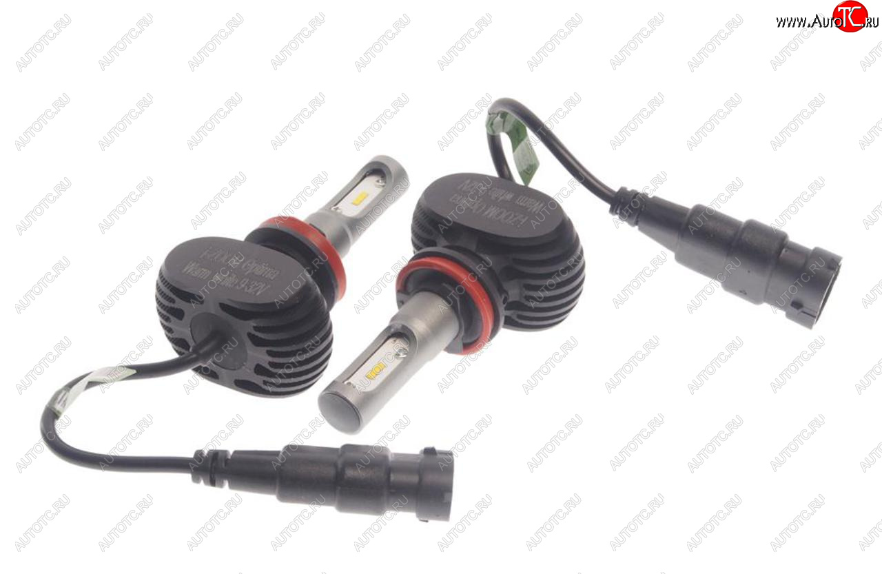 2 279 р. Лампа светодиодная 1224V H11 PGJ19-2 4300K (2шт.) I-Zoom OPTIMA OPTIMA i-h11-ww  с доставкой в г. Керчь
