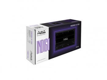 12 299 р. Усилитель автомобильный 4х100Вт AURA AURA indigo-4.100  с доставкой в г. Керчь. Увеличить фотографию 2