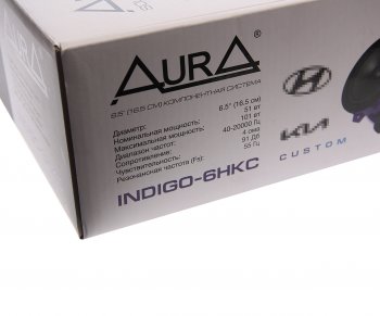 7 349 р. Колонки компонентные 6 (16см) 51Вт HYUNDAI SOLARIS (2017+) KIA RIO (2017+) AURA AURA indigo-6hkc  с доставкой в г. Керчь. Увеличить фотографию 5