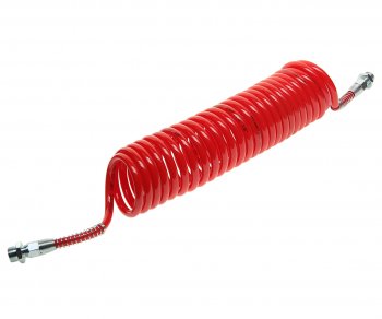 1 939 р. Шланг пневматический витой М22 L=7.5м (красный) Polyurethane STARTEC STARTEC inf.10.162  с доставкой в г. Керчь. Увеличить фотографию 1