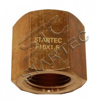 359 р. Соединитель переходник М16х1.5 (внутренняя резьба) латунь STARTEC STARTEC inf.11.f16  с доставкой в г. Керчь. Увеличить фотографию 2