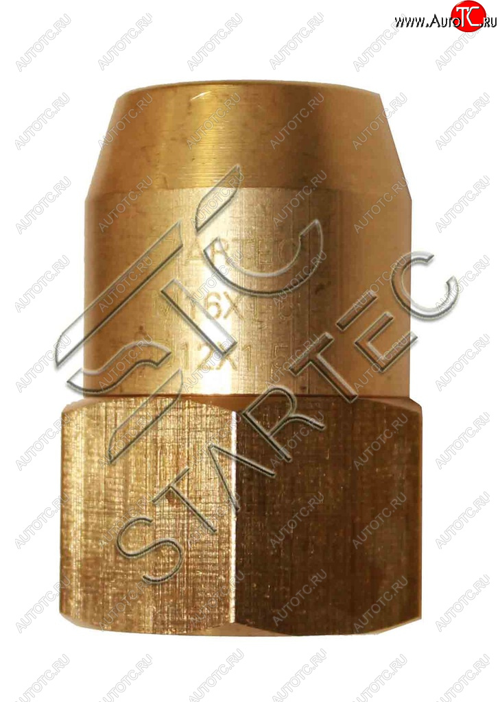 569 р. Соединитель трубки ПВХ,полиамид d=8x1.0 (внутренняя резьба) М16х1.5 латунь STARTEC STARTEC inf.11.f1608  с доставкой в г. Керчь