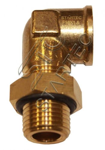 Соединитель трубки ПВХ,полиамид М22x1.5 F22x1.5 угловой латунь STARTEC STARTEC inf.11.m22f22l