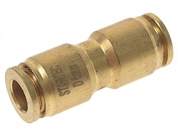 Соединитель трубки ПВХ,полиамид d=6 мм прямой латунь STARTEC STARTEC inf.11.mpuc06