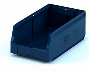 429 р. Лоток складской 400х225х150мм синий IPLAST IPLAST ip-366640  с доставкой в г. Керчь. Увеличить фотографию 3