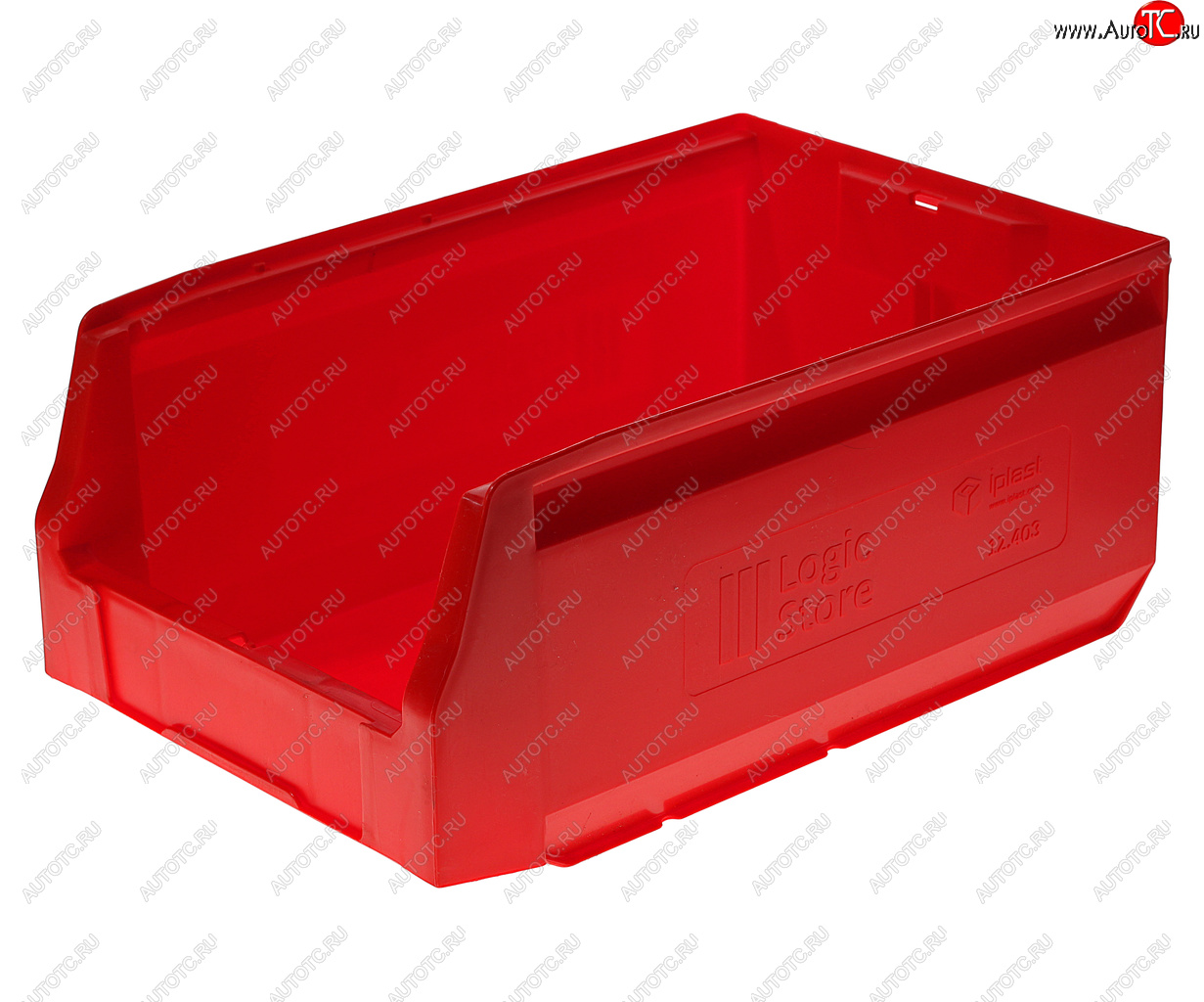 419 р. Лоток складской 350х225х150мм красный IPLAST IPLAST ip-378732  с доставкой в г. Керчь