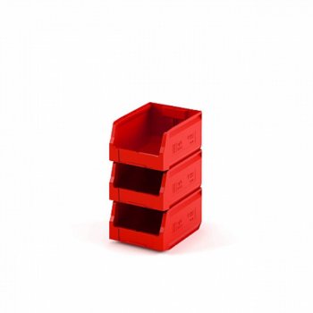 349 р. Лоток складской 300х225х150мм красный IPLAST IPLAST ip-378747  с доставкой в г. Керчь. Увеличить фотографию 3