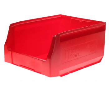 349 р. Лоток складской 300х225х150мм красный IPLAST IPLAST ip-378747  с доставкой в г. Керчь. Увеличить фотографию 1