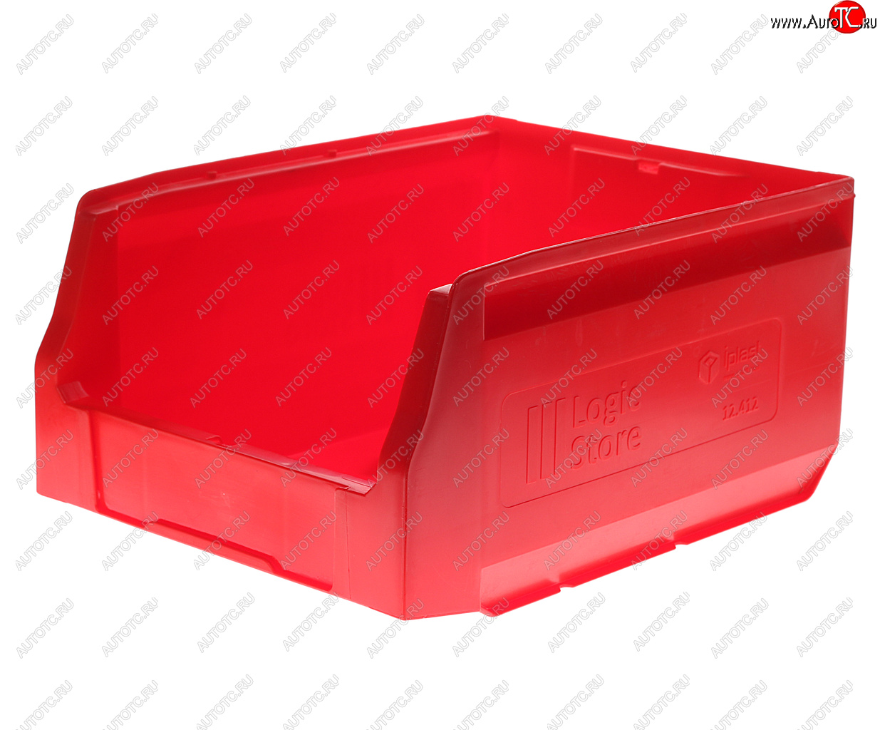 349 р. Лоток складской 300х225х150мм красный IPLAST IPLAST ip-378747  с доставкой в г. Керчь