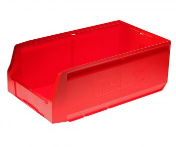 499 р. Лоток складской 400х225х150мм красный IPLAST IPLAST ip-378749  с доставкой в г. Керчь. Увеличить фотографию 1