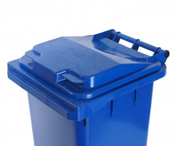 3 099 р. Контейнер мусорный 120л на колесах синий 23.C29 IPLAST IPLAST ip-390546  с доставкой в г. Керчь. Увеличить фотографию 2