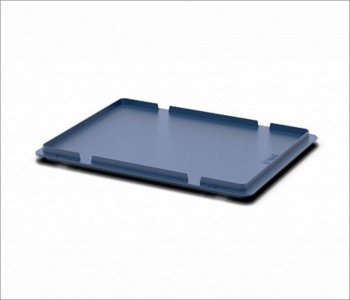 299 р. Крышка ящика полимерного 400х300мм синяя IPLAST IPLAST ip-406368  с доставкой в г. Керчь. Увеличить фотографию 2