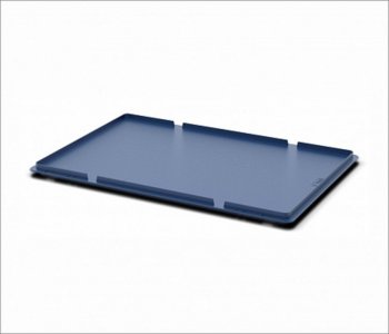 639 р. Крышка ящика полимерного 600х400мм синяя IPLAST IPLAST ip-406369  с доставкой в г. Керчь. Увеличить фотографию 2