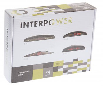 2 499 р. Датчик парковки d=19мм INTERPOWER INTERPOWER ip-415 (19mm) (4 датчика) black  с доставкой в г. Керчь. Увеличить фотографию 4