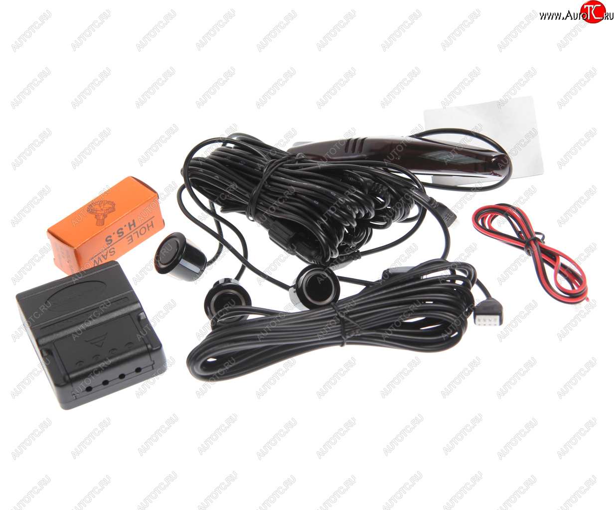2 499 р. Датчик парковки d=19мм INTERPOWER INTERPOWER ip-415 (19mm) (4 датчика) black  с доставкой в г. Керчь