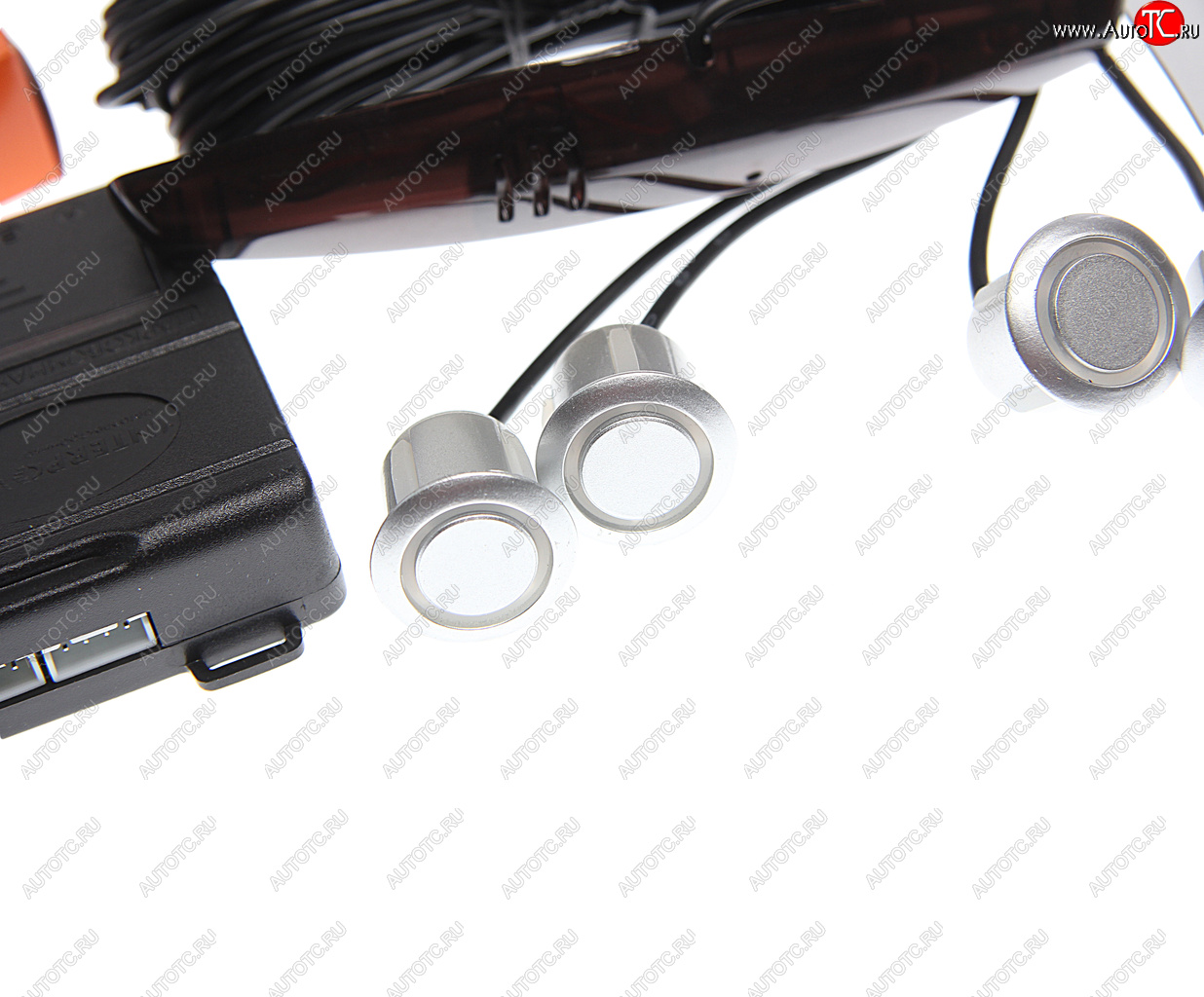 2 299 р. Датчик парковки d=19мм INTERPOWER INTERPOWER ip-415 (19mm) (4 датчика) silver  с доставкой в г. Керчь