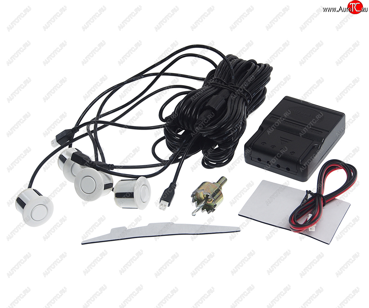 2 189 р. Датчик парковки d=21мм INTERPOWER INTERPOWER ip-422 white  с доставкой в г. Керчь