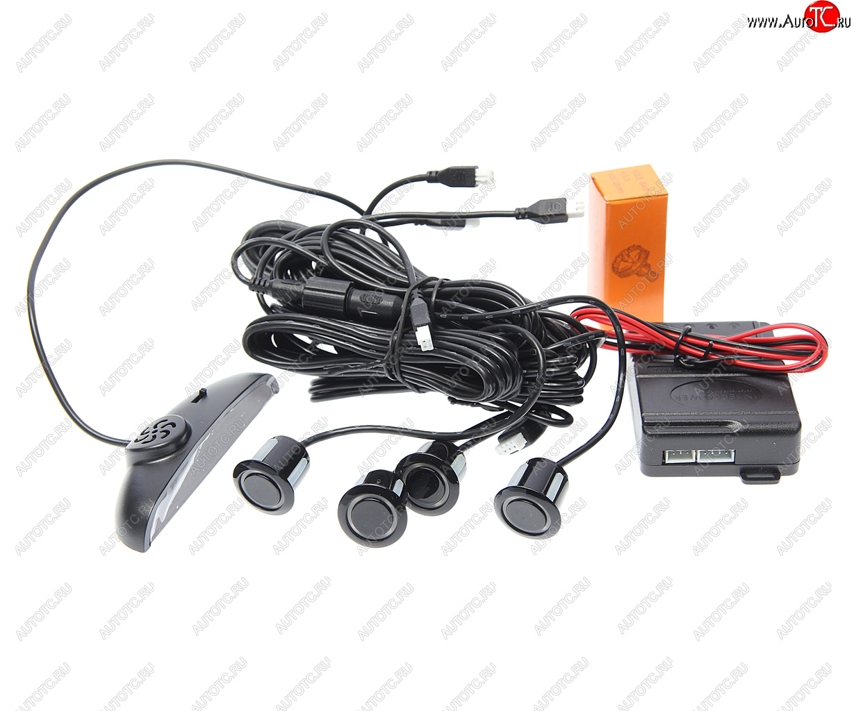 2 599 р. Датчик парковки d=19мм INTERPOWER INTERPOWER ip-430 black  с доставкой в г. Керчь