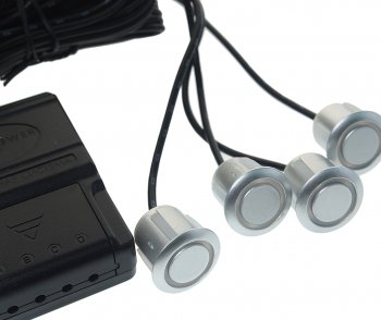 2 579 р. Датчик парковки d=19мм INTERPOWER INTERPOWER ip-430 silver  с доставкой в г. Керчь. Увеличить фотографию 2