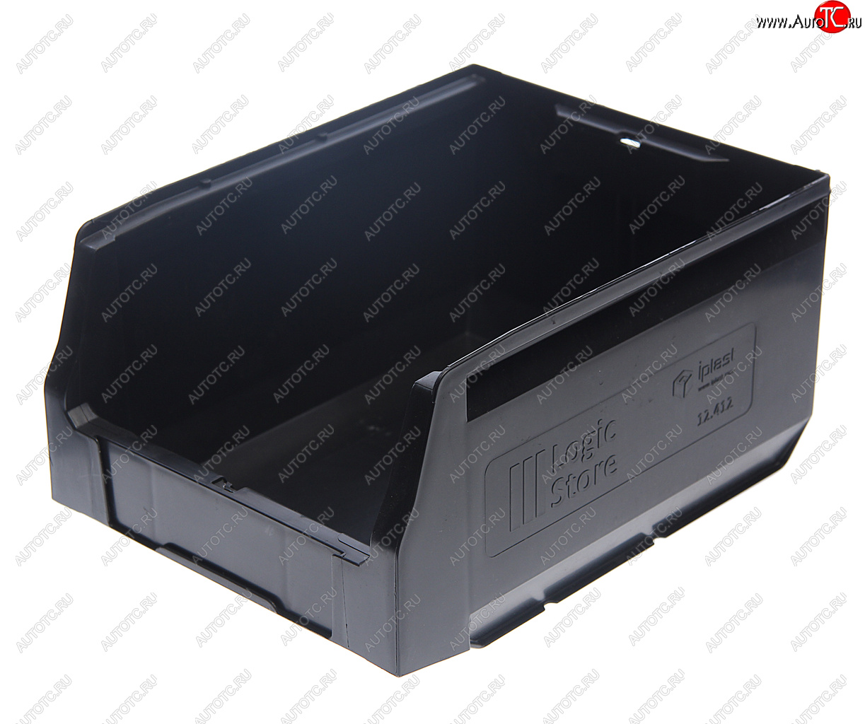 235 р. Лоток складской 300х225х150мм черный IPLAST IPLAST ip-566419 IPLAST ip-566419  с доставкой в г. Керчь