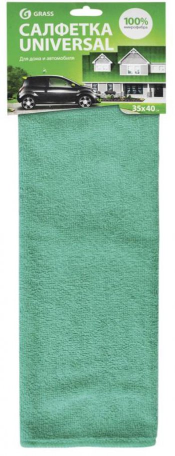 101 р. Салфетка микрофибра универсальная 35х45см (1шт.) GRASS GRASS it-0306  с доставкой в г. Керчь. Увеличить фотографию 1
