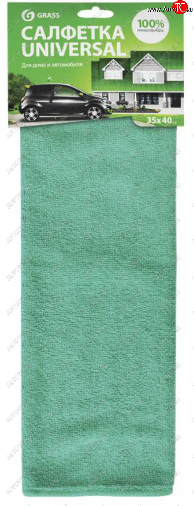 101 р. Салфетка микрофибра универсальная 35х45см (1шт.) GRASS GRASS it-0306  с доставкой в г. Керчь