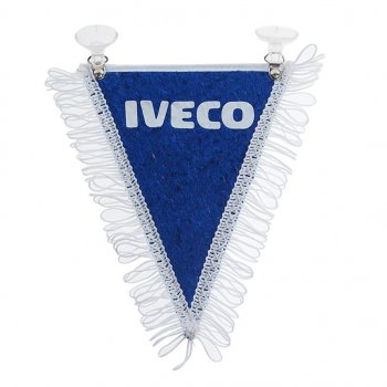 204 р. Вымпел IVECO с бахромой на 2-х присосках АВТОРЕАЛ АВТОРЕАЛ iveco АВТОРЕАЛ iveco  с доставкой в г. Керчь. Увеличить фотографию 1