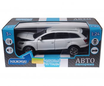 3 459 р. Модель автомобиля AUDI Q7 металлическая (1:24) АВТОПАНОРАМА АВТОПАНОРАМА jb1200118jb1251130  с доставкой в г. Керчь. Увеличить фотографию 2