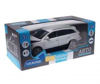 3 459 р. Модель автомобиля AUDI Q7 металлическая (1:24) АВТОПАНОРАМА АВТОПАНОРАМА jb1200118jb1251130  с доставкой в г. Керчь. Увеличить фотографию 1