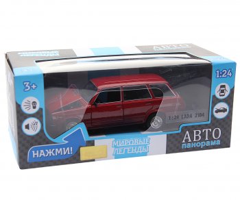 3 459 р. Модель автомобиля ВАЗ-2104 металлическая (1:24) АВТОПАНОРАМА АВТОПАНОРАМА jb1200166jb1200168 АВТОПАНОРАМА jb1200166jb1200168  с доставкой в г. Керчь. Увеличить фотографию 1