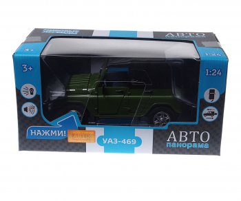 3 099 р. Модель автомобиля УАЗ-469 металлическая (1:24) АВТОПАНОРАМА АВТОПАНОРАМА jb1200214jb1251159jb1251160 АВТОПАНОРАМА jb1200214jb1251159jb1251160  с доставкой в г. Керчь. Увеличить фотографию 2