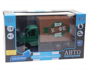 3 459 р. Модель автомобиля ГАЗ-3302 ГАЗель Бизнес металлическая (1:28) АВТОПАНОРАМА АВТОПАНОРАМА jb1200216 АВТОПАНОРАМА jb1200216  с доставкой в г. Керчь. Увеличить фотографию 1