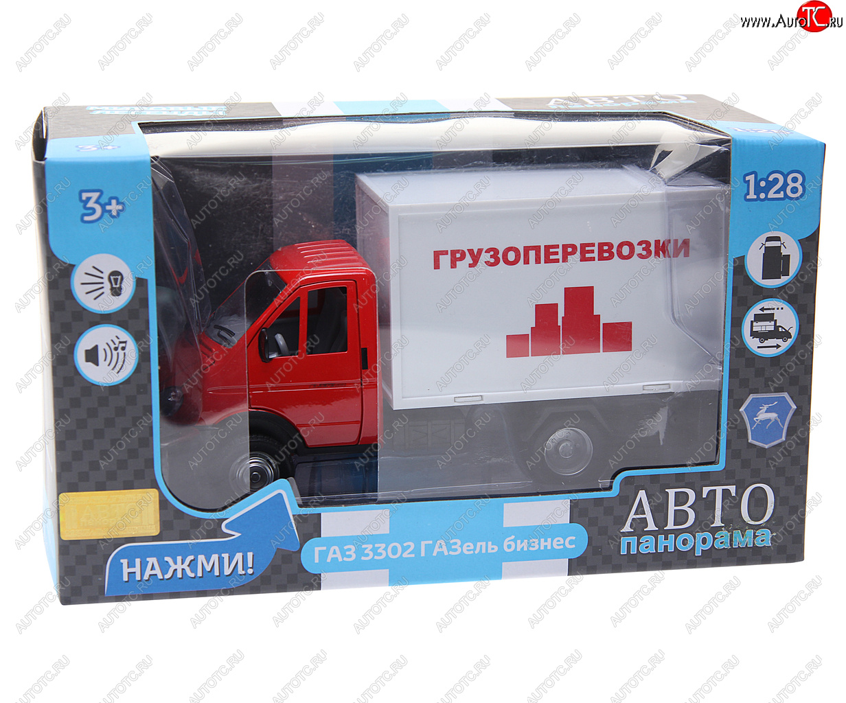 3 099 р. Модель автомобиля ГАЗ-3302 металлическая (1:28) АВТОПАНОРАМА АВТОПАНОРАМА jb1200217 АВТОПАНОРАМА jb1200217  с доставкой в г. Керчь