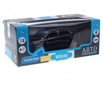 3 499 р. Модель автомобиля ЛАДА Vesta металлическая (1:24) АВТОПАНОРАМА АВТОПАНОРАМА jb1251150  с доставкой в г. Керчь. Увеличить фотографию 1
