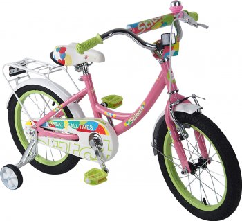 5 499 р. Велосипед 16 1-ск. (4-6 лет) розовый Joying STITCH STITCH jk1912007 16 b  с доставкой в г. Керчь. Увеличить фотографию 8