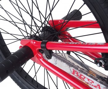 17 599 р. Велосипед 20 1-ск. BMX (AL-рама) красный HILAND HILAND jk2140001-20 HILAND jk2140001-20  с доставкой в г. Керчь. Увеличить фотографию 5